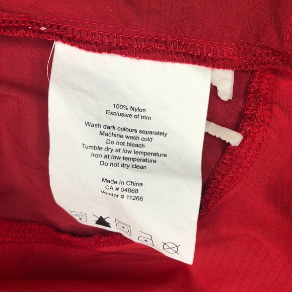 MEC- Red Reflective Windbreaker - Picture 9 of 9